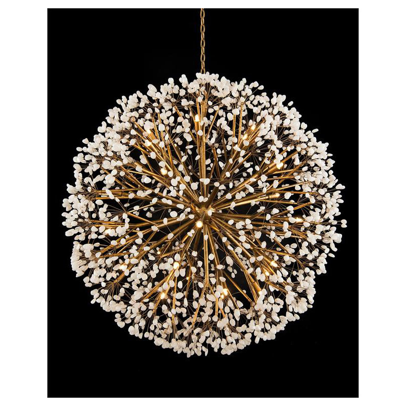 Lustre sphérique sphérique à 30 lumières