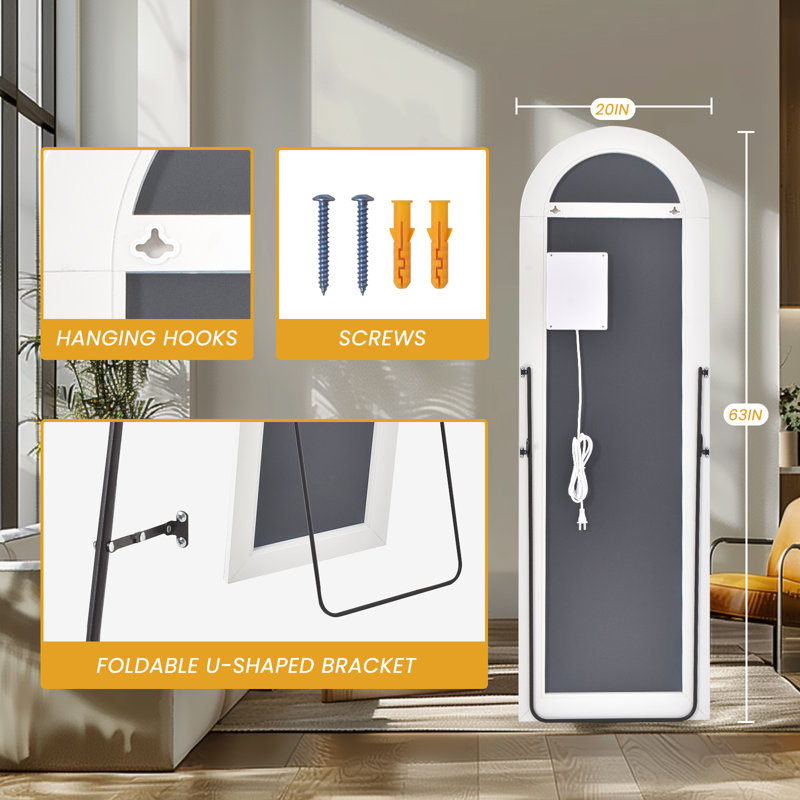 Miroir de plancher Temilade