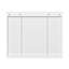 Bathroom Wall Cabinet with Mirror and 5 Shelves-1604140599
