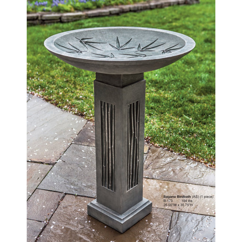 Sagano Birdbath, Alpine Stone