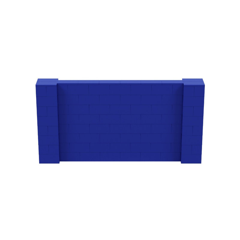Ensemble mural 4 pi de hauteur Everblock, Bleu, 96"