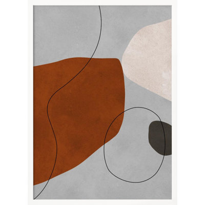 «Expressive conceptual», art mural texturé encadré