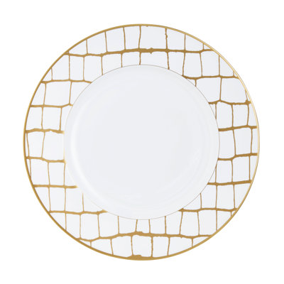 Alligator Fine Bone China Dinner Plate