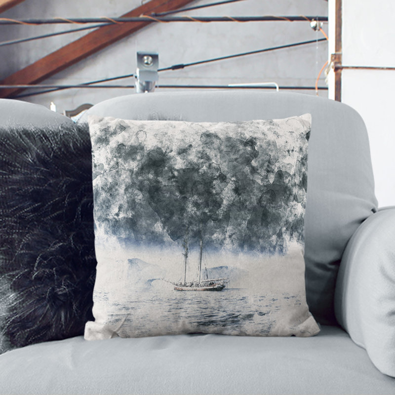 Square Throw Cushion, 55cm H x 55cm W x 20cm D