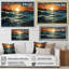 Coastal Shimmering Tides, reproduction d'art sur toile-1893656522-1893656523