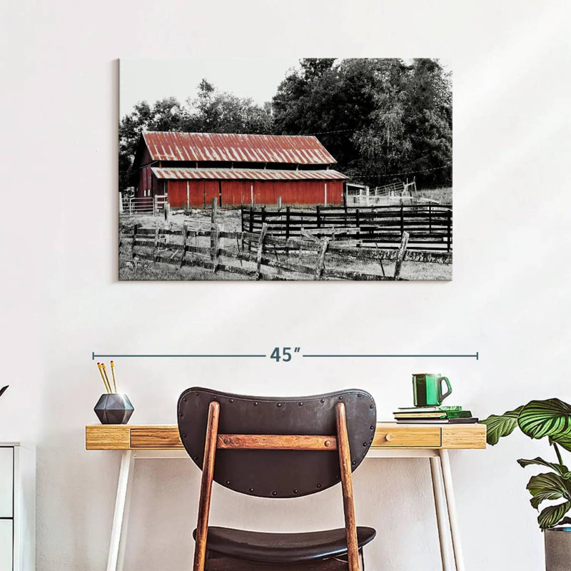 Lilie BW Rustic Barn, H 26 po x l 39 po