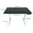 Uncaged Ergonomics Rise Up 48" x 30" Dual-Motor Electric Standing Desk - Height Adjustable Sit-Stand Desk with Memory Presets, Black MDF Top, Gray Frame-86567240-86567236