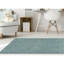 Tapis bleu en laine touffeté à la main Huberte-1869008589