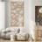 Abstract Interlocking Circles in Neutral Tones Modern Art-100937155