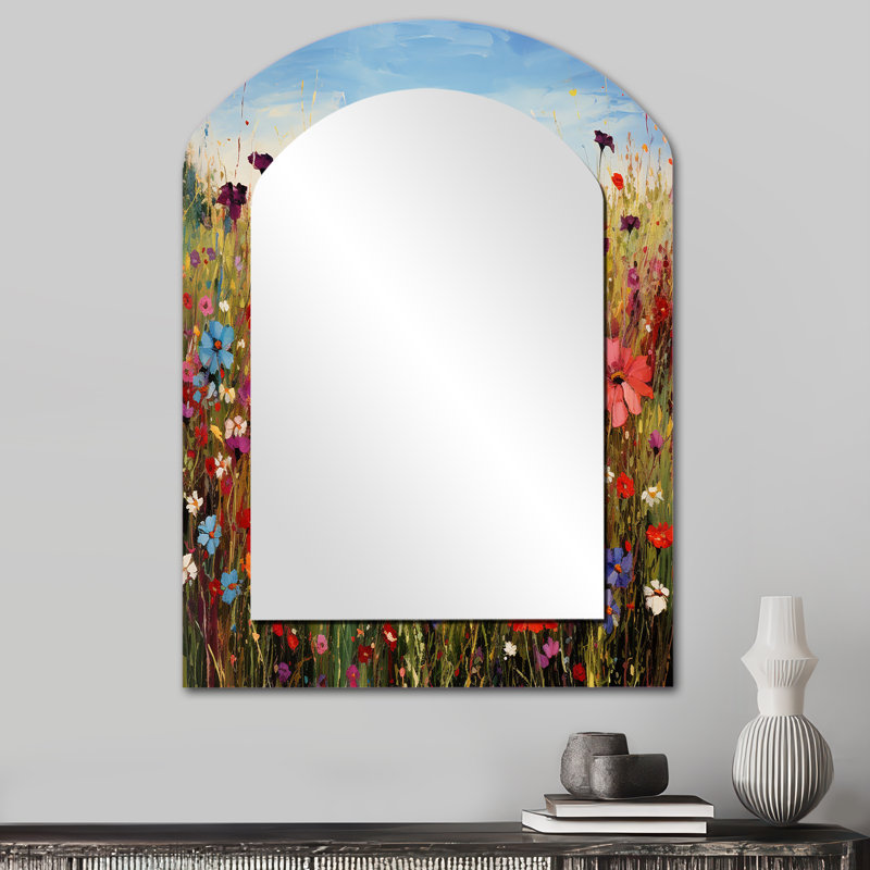 Miroir mural décoratif Manderly, 34 po x 25 po