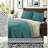 Luxurious Queen Bedding Sets, Cotton Filled Herringbone Quilt For Home