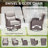 Wickes Outdoor Patio Wicker Swivel Glide Rocker Chair With 6" Thick Cushions (2-Pack)-110860449-110860454