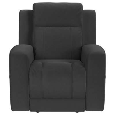 Kemarah Upholstered Recliner Chair Dark Charcoal