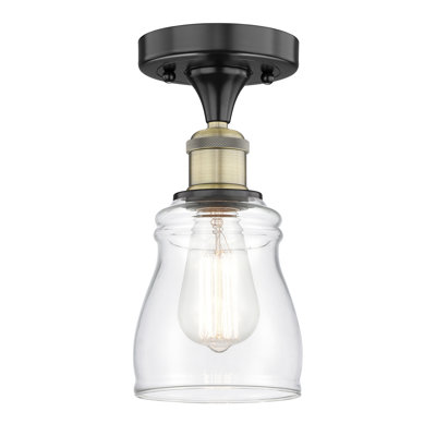 Makemson Glass Semi Flush Mount