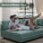 Cissiee Upholstered U-Shaped Sectional Right Hand Facing-856269382