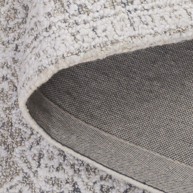 Tapis taupe / ivoire Allyana 229, Rectangle de 5 pi x 8 pi