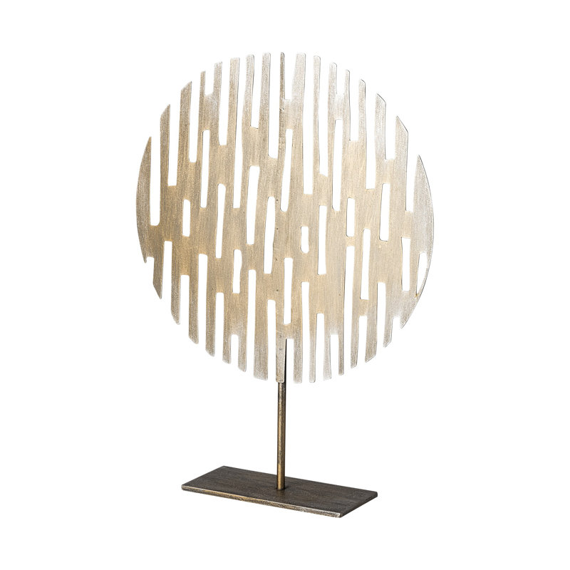 Sculpture de table 17 po, H 17 po x l 13 po x P 3 po