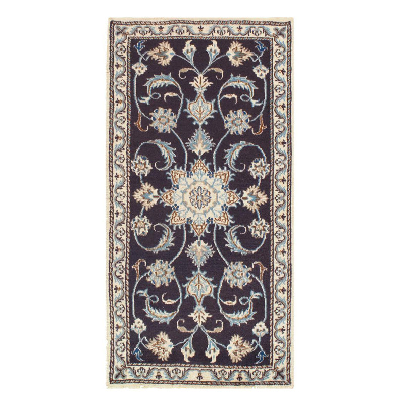 Oriental Area Rug in Navy Blue