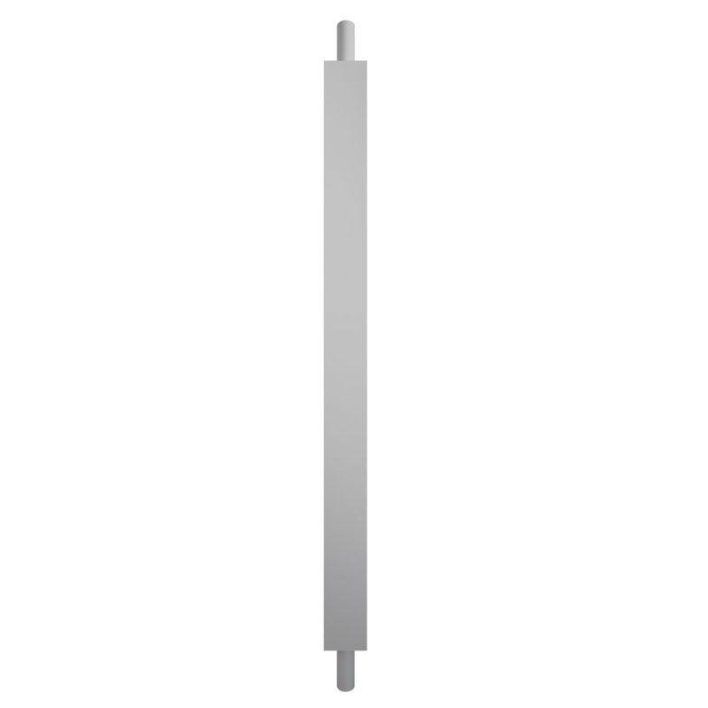 Endurathane White Resin Square Baluster, 24" Height