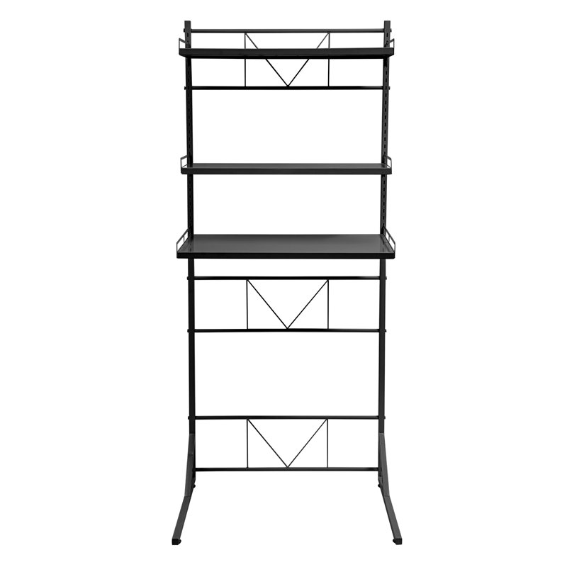 Tablette de rangement multifonctionnelle pour salle de lavage, Noir mat