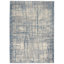 Tapis intérieur / extérieur en polypropylène tissé à la machine en ivoire / bleu-1718925142