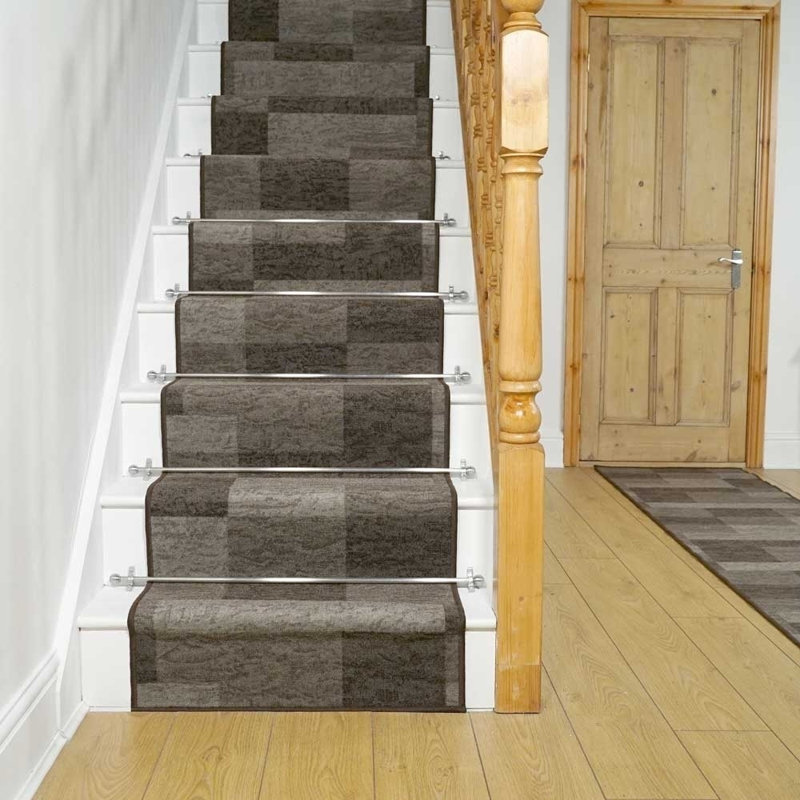 Stair Runner Kulpmont Geometric Area Rug, Runner 100 x 450cm