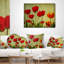 Fleurs grunge - Coussin imprimé floral-29892168-29892164