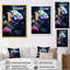 «Yellow and Blue Marine Fish Beauty», art mural corail-1972003934-2005849959