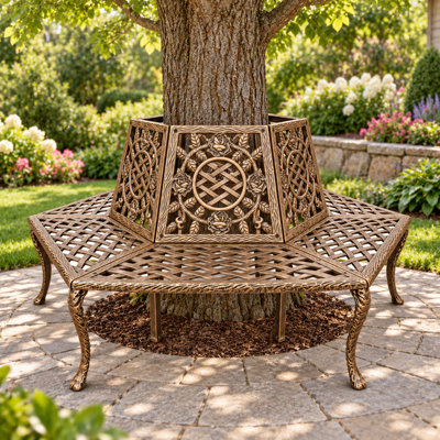 Tea Rose Outdoor Bench