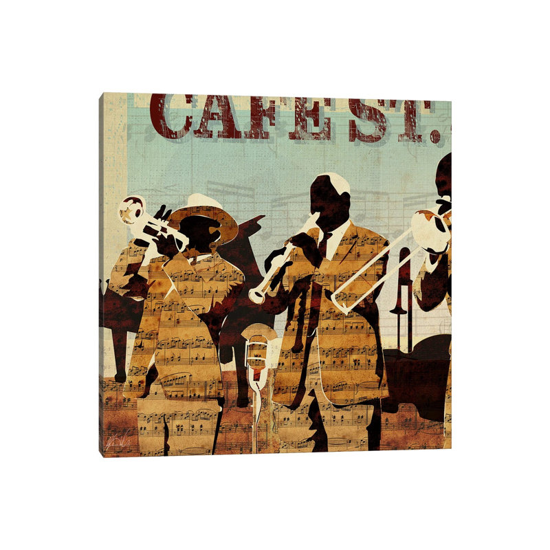 Café St. Jean by Kyle Mosher - Wrapped Canvas Print, 45.72 cm H x 45.72 cm W x 1.91 cm D