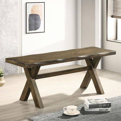 Banc noueux noueux pour les petites salles à manger - Style rustique économe en espace