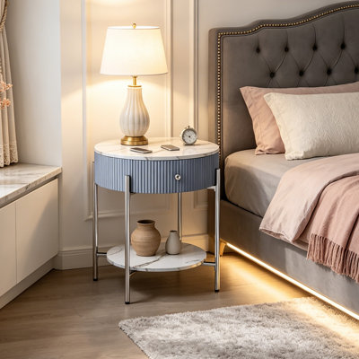 Woodville Side Table with Storage