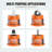 Trailer Jack Block, 2000 lbs Capacity per RV Leveling Block
