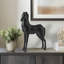  Zigler 13"  Tall Faceted Decorative Black Horse Sculpture-875373838