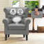 Upholstered Wingback Chair