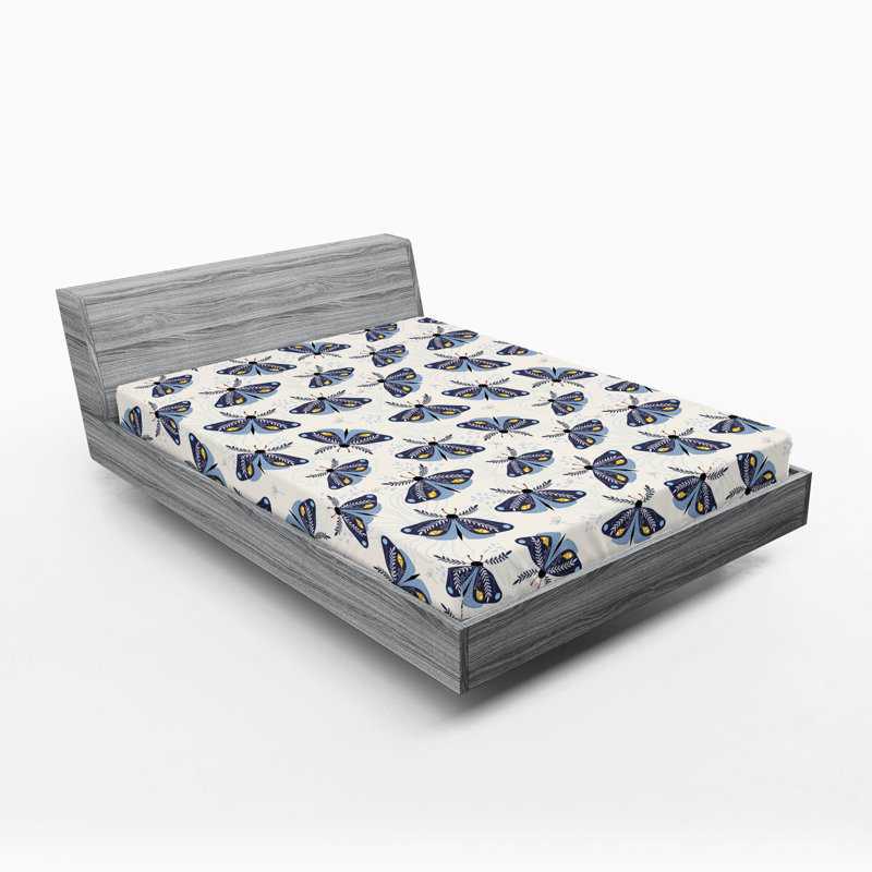Drap-housse Ambesonne Moth, Drap-housse très grand californien