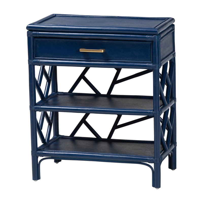 Table de chevet, Bleu