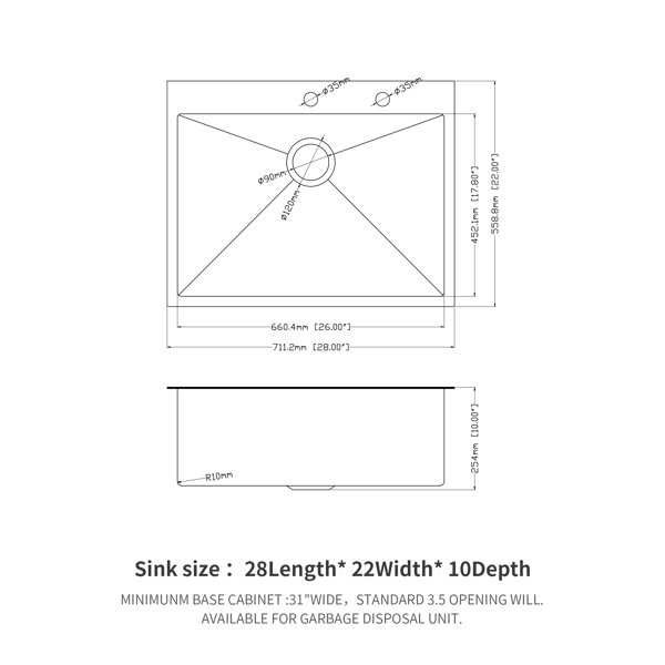 Dimensions du produit
