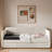 Upholstered Daybed With Trundle And Wood Slat-1188589977