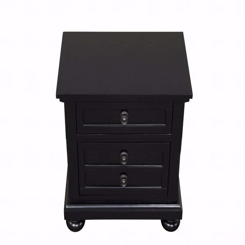Table de chevet, Noir