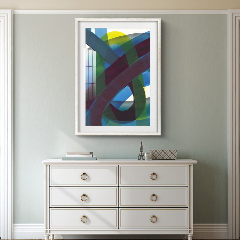 Impression sur toile encadrée Cool Cool, H 28,5 po x l 20,5 po, Blanc