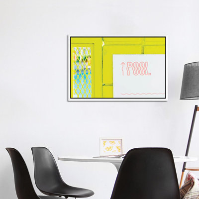 Palm Springs Pool 1 Piece Wall Art on Canvas
