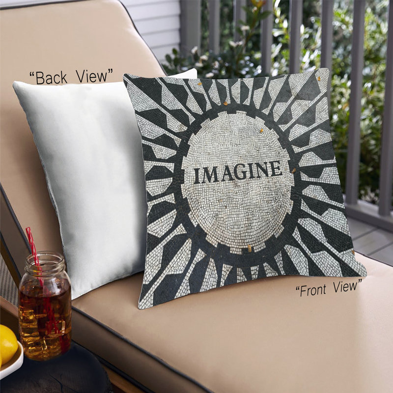 Coussin décoratif Quotes 20, Synthétique