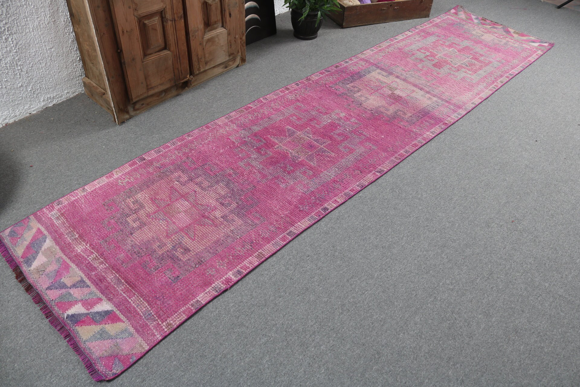 Pink Turkish Rug Pattern Foundry Select Authentic Vintage Turkish Rug Features a Bohemian Design ...
