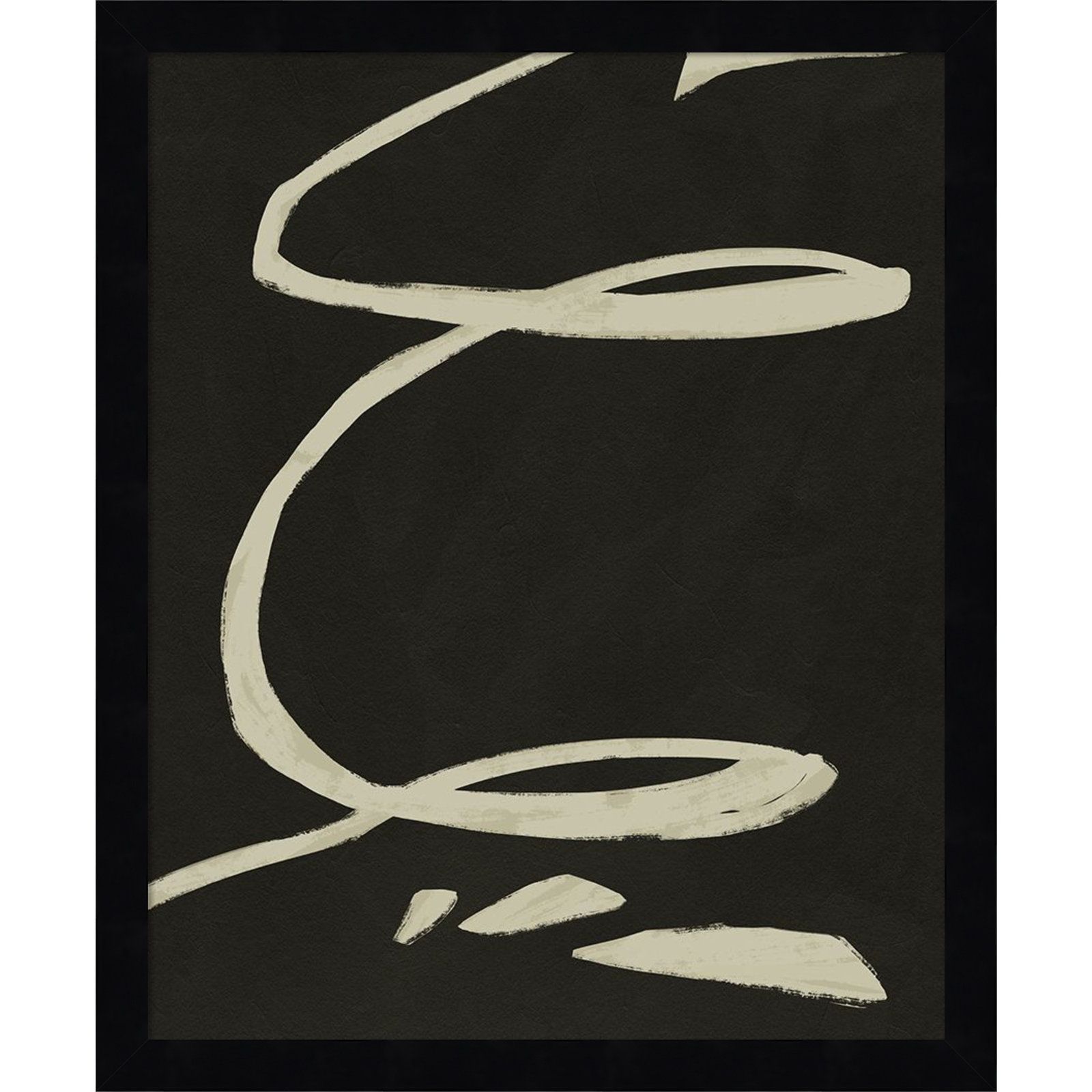 Neutral Spring III Print by Jacob Green, Black, 17" H x 14" W x 1" D