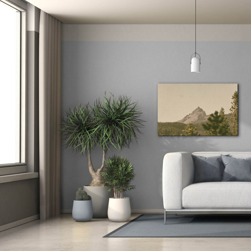 Toile épique Graffiti «Mountainous 2» par Nathan Larson, 40 po x 26 po
