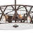 Eriko 5-Light Dimmable Drum Chandelier