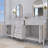 Taleka 72.59'' Double Bathroom Vanity with Engineered Stone Top