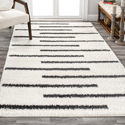 Tapis blanc / gris Colline