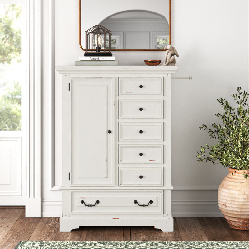 Elgin 44'' W 6 - Drawer Dresser, White